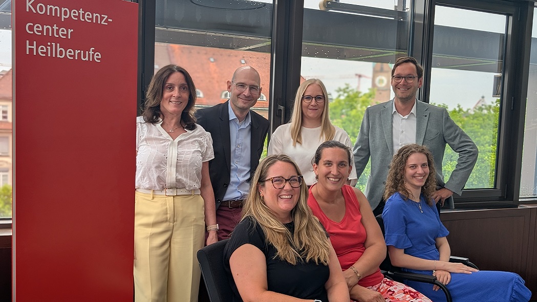 Das Team des Kompetenzcenters Heilberufe der Kreissparkasse